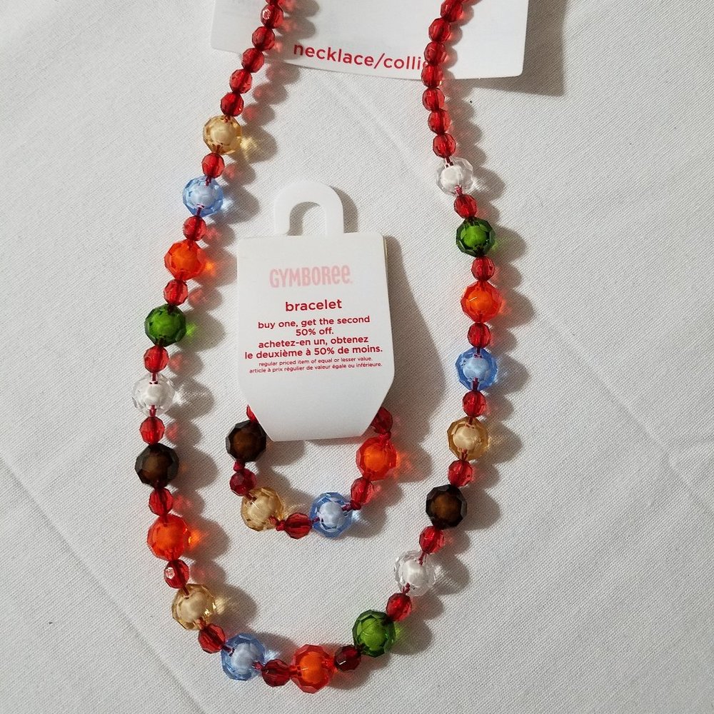 Gymboree Vintage Mountain Cabin Necklace Bracelet NWT Set.